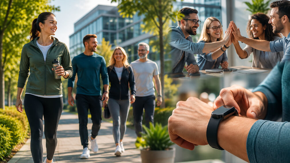 Bild zu Blog-Artikel:  Betriebliche Gesundheitsförderung mit Schrittewettbewerben